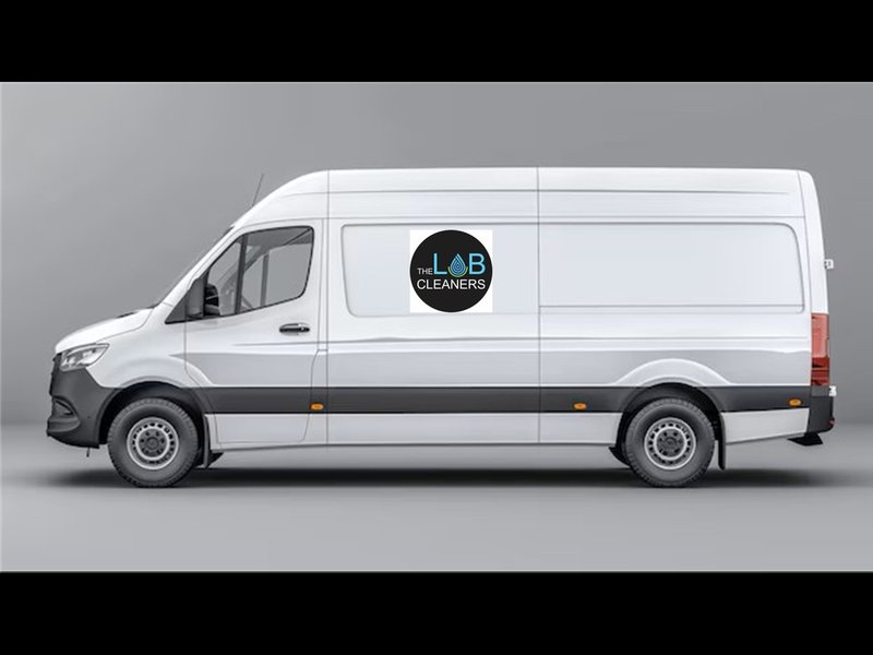 The Lab Cleaners branded delivery van
