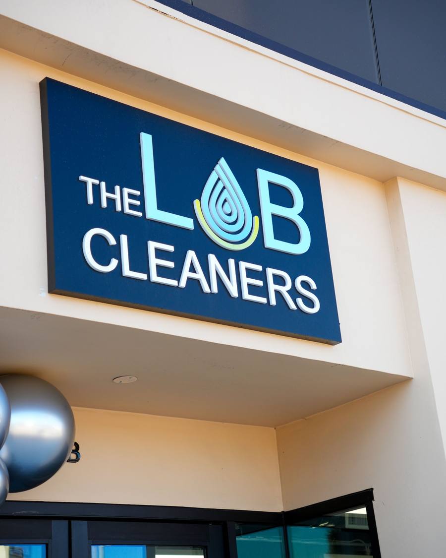 The Lab Cleaners sign